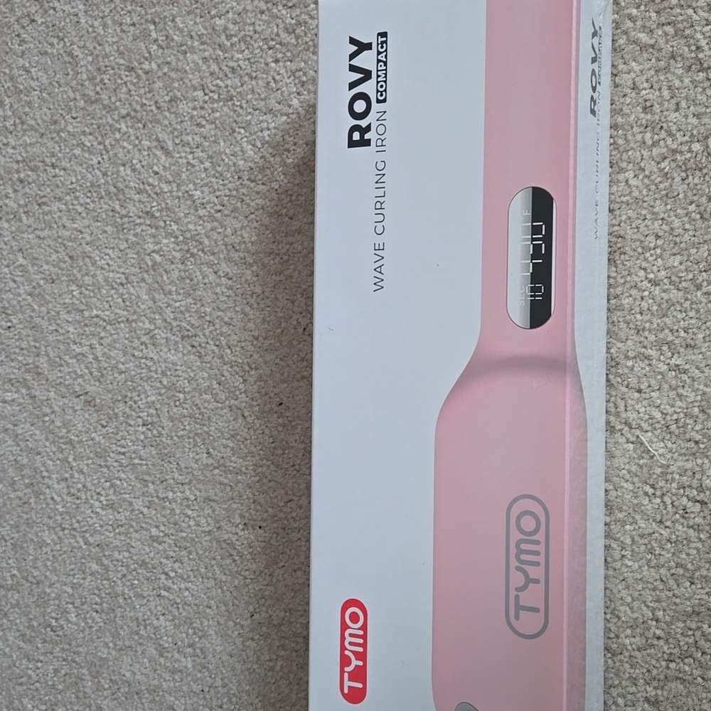 NIB.  TYMO Pink Wave Curling Iron. Still In Plastic Wrap.